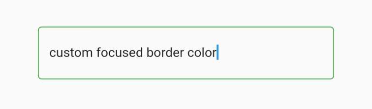 How To Change Flutter Textformfield Focused Outline Border Color Let