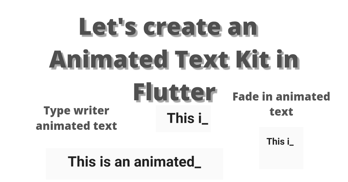 animated text kit in flutter app