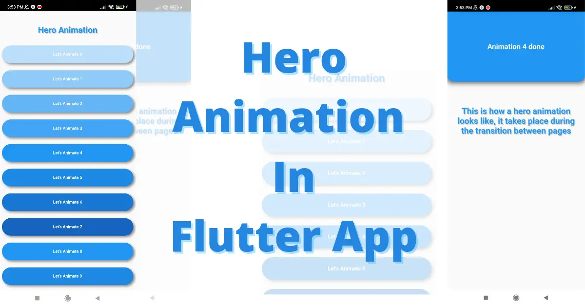flutter app hero animation