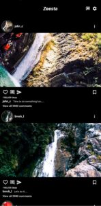 instagram news feed ui in flutter
