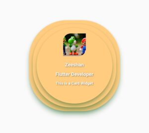 flutter beautiful card widget