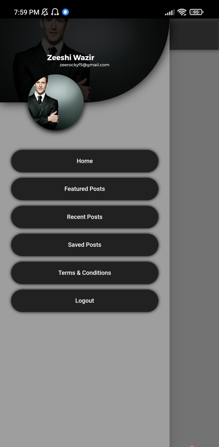 Beautiful Flutter Drawer Widget Customization-Explained With Example ...