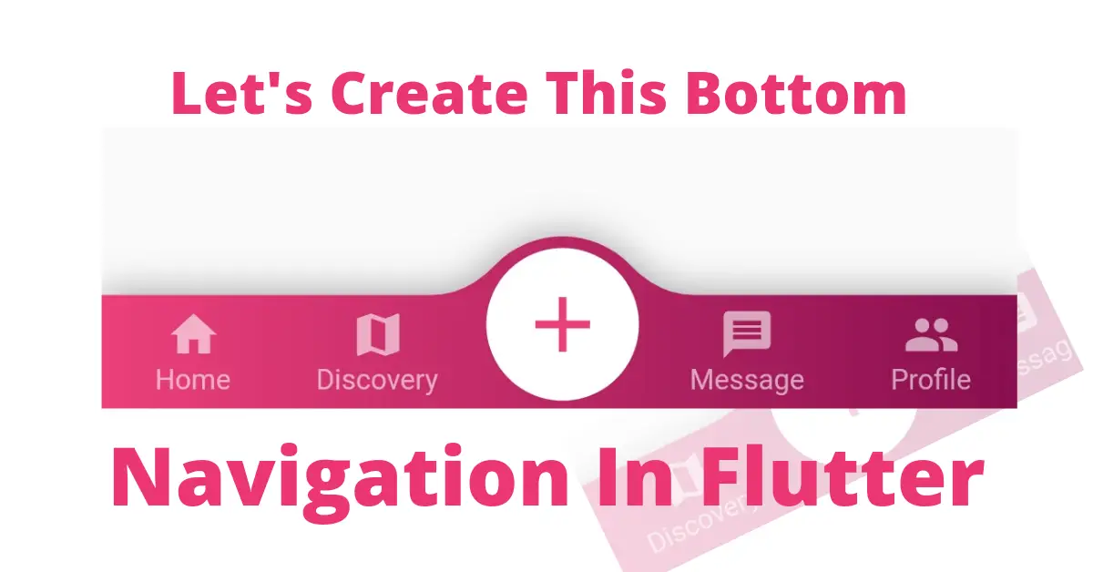 convex bottom app bar in flutter app