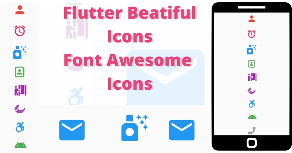 How To Use Icons In Flutter? Font Awesome Icons In Flutter - Let Me Flutter