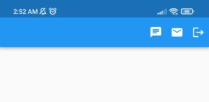 flutter appbar actions multiple icons