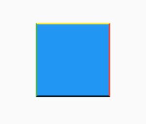 flutter container border width