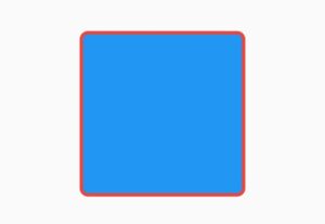 flutter container border radius