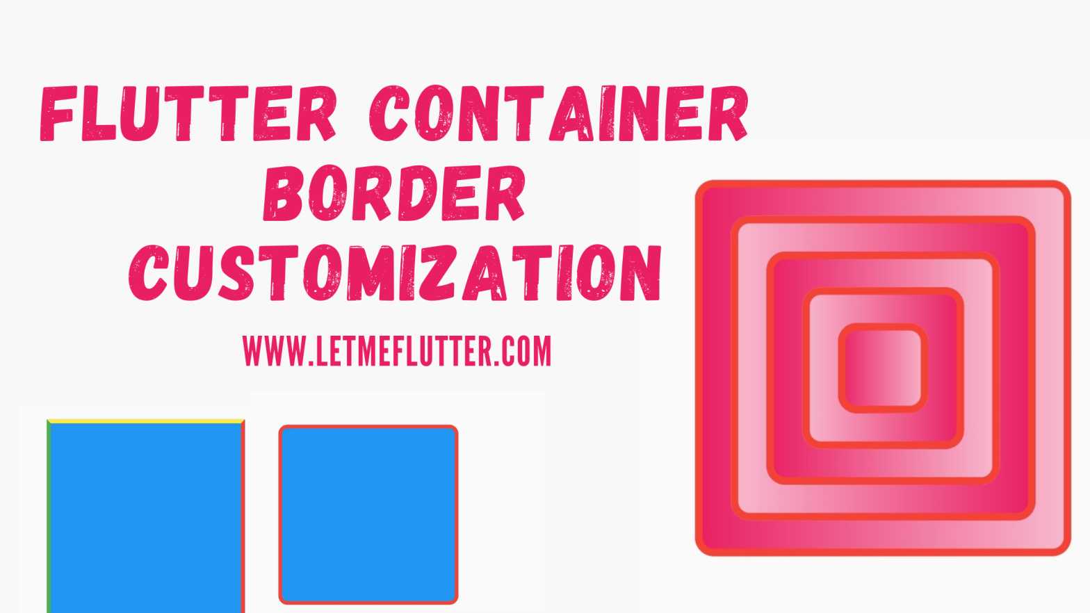 flutter container border