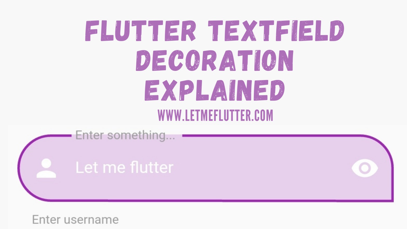 flutter textfield decoration