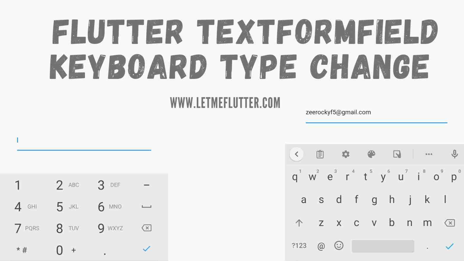 flutter textformfield keyboardtype