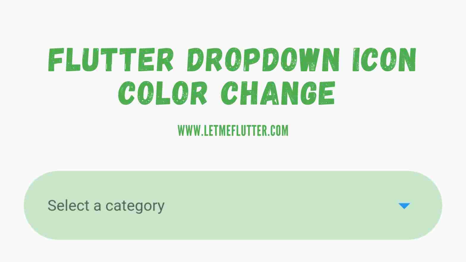 flutter dropdown icon color
