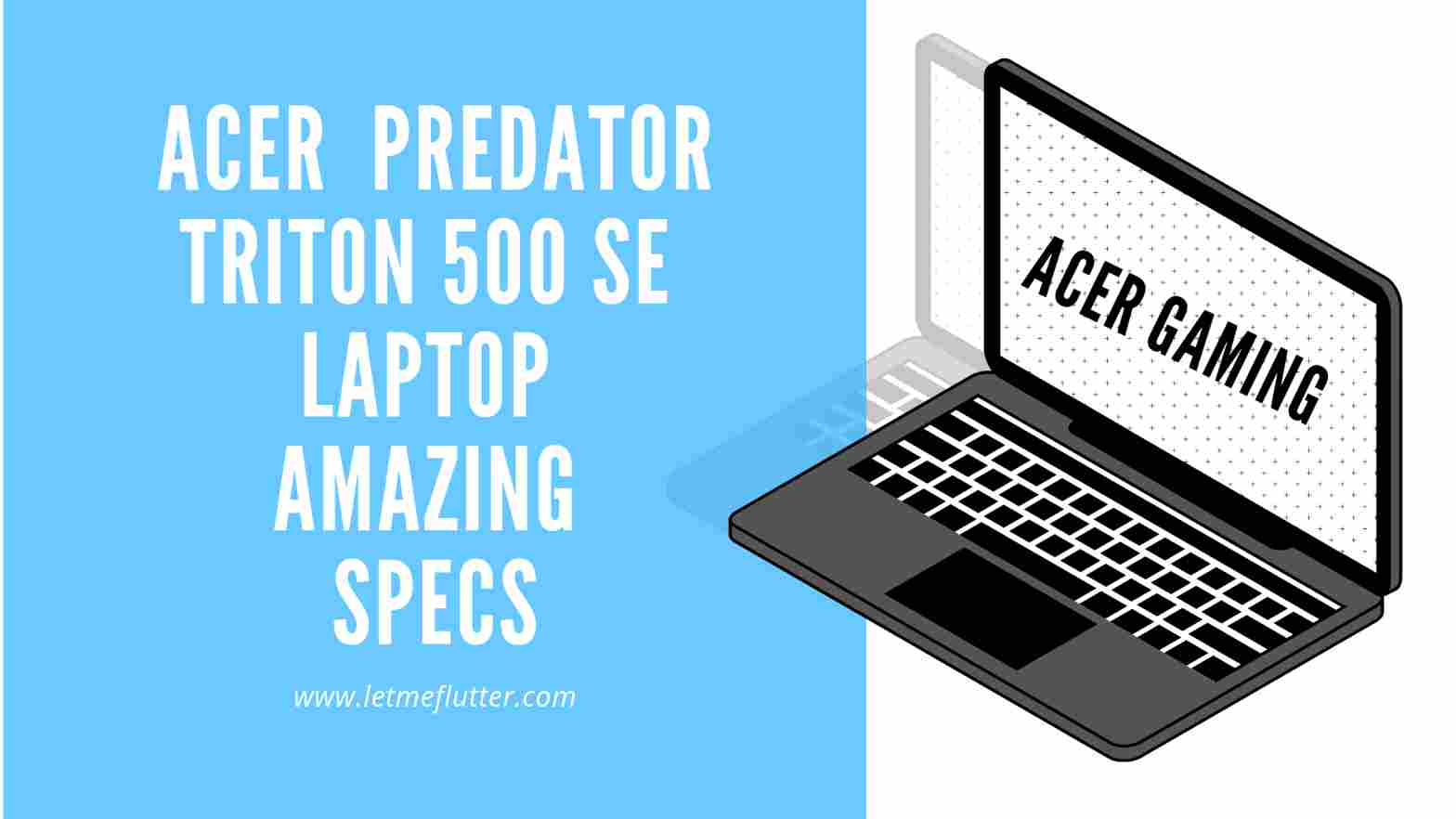 Acer Predator Triton 500 SE gaming laptop