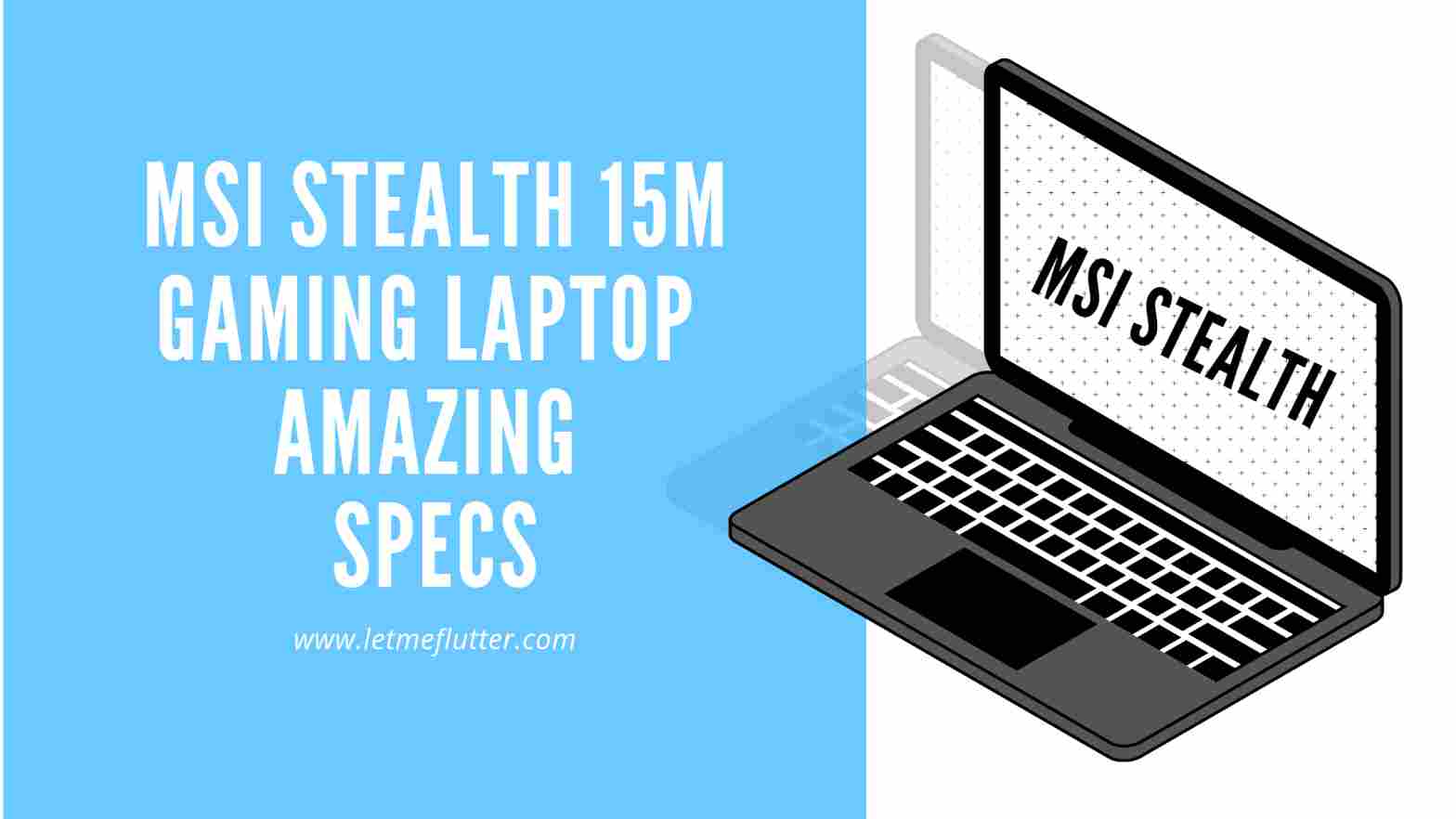 MSI Stealth 15M gaming laptop