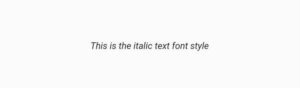 How To Set Flutter Text Italic-Easy Flutter Code Example 4 flutter text italic