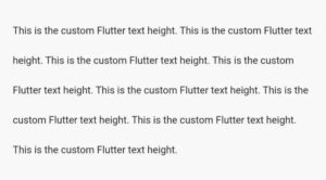 How To Change Flutter Text Line Height-Easy Flutter Code Example 3 flutter text line height