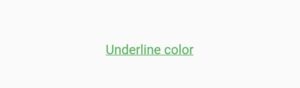 Flutter text default underline color