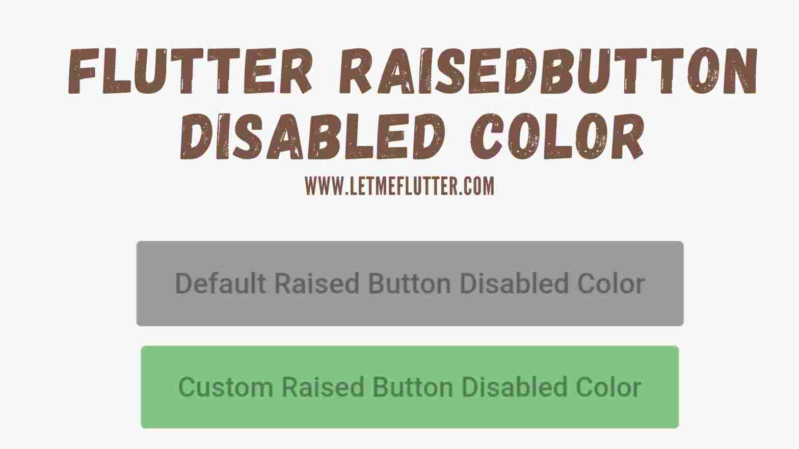 flutter raisedbutton disabled color
