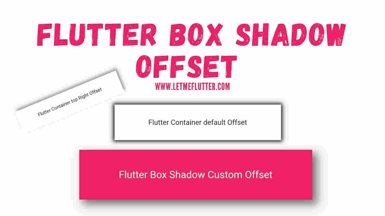 flutter box shadow offset