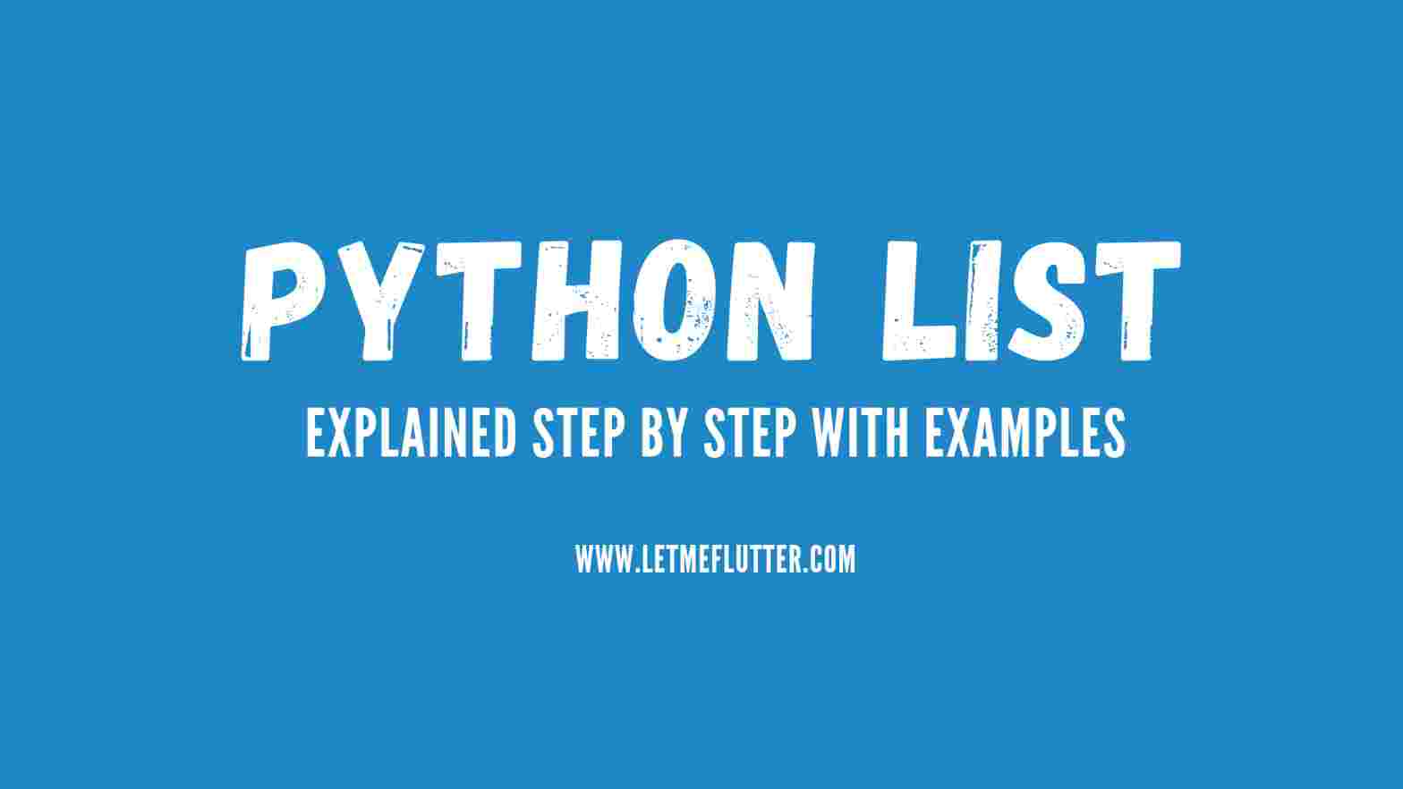 python list