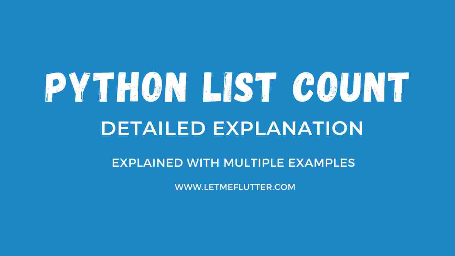 python list count
