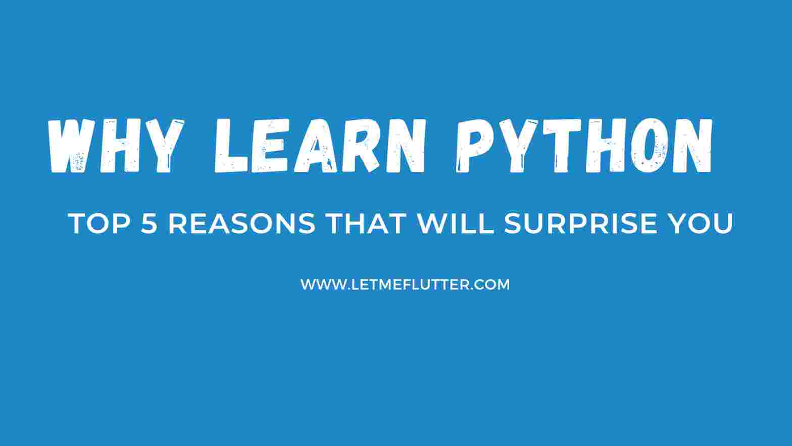 why learn python