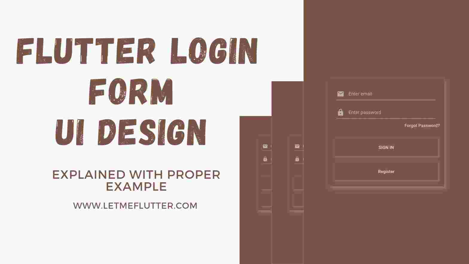 flutter login form design
