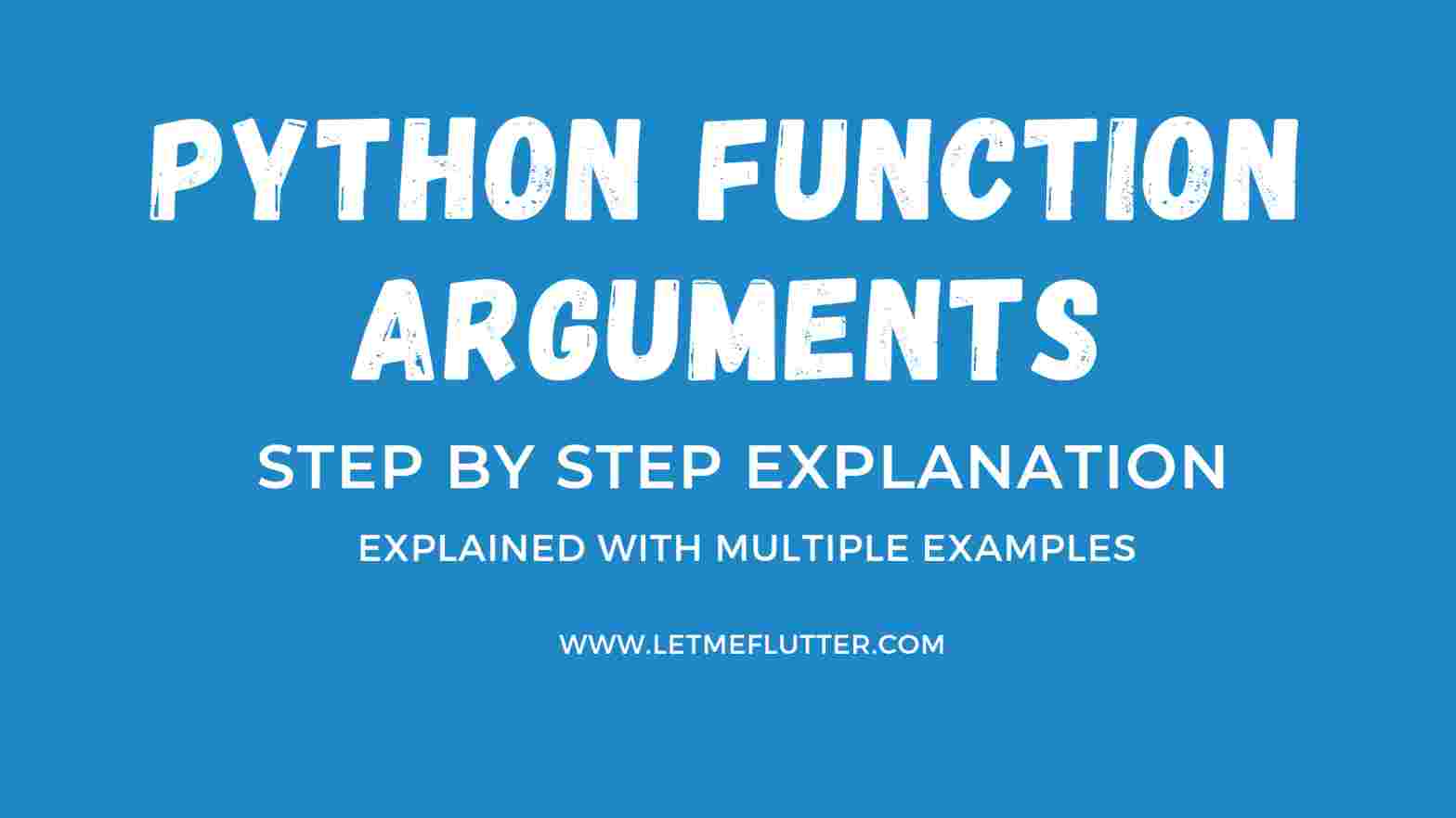 python function arguments