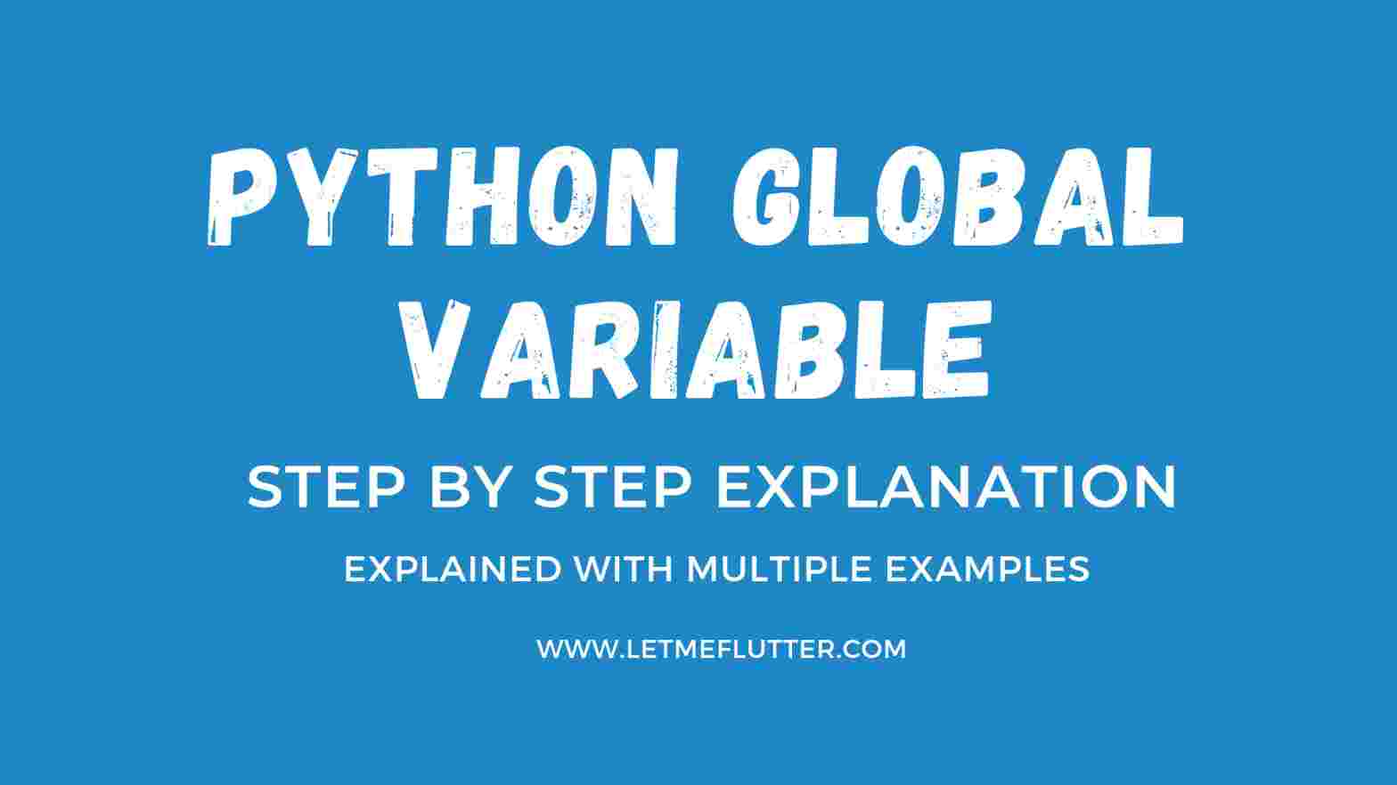 python global variable