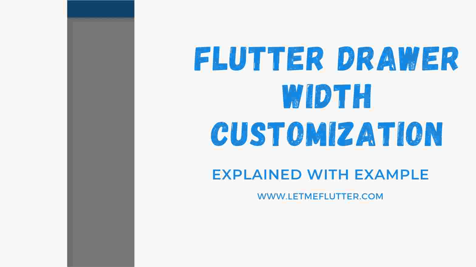 flutter drawer width
