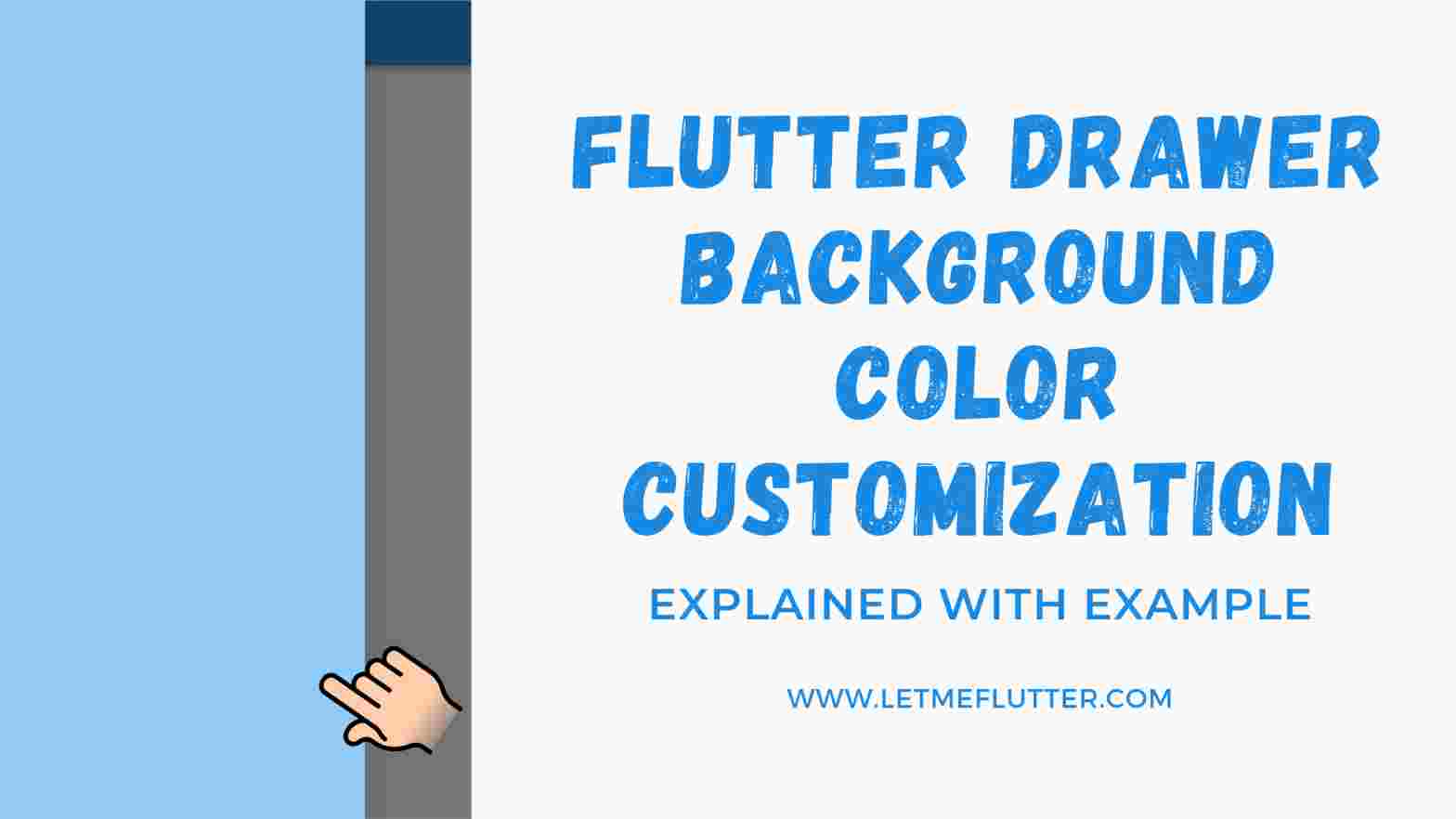 flutter drawer background color
