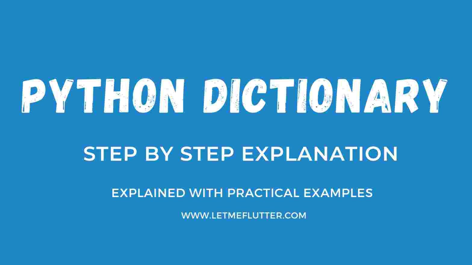 python dictionary