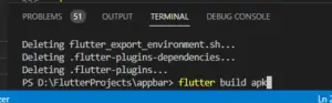 flutter build apk