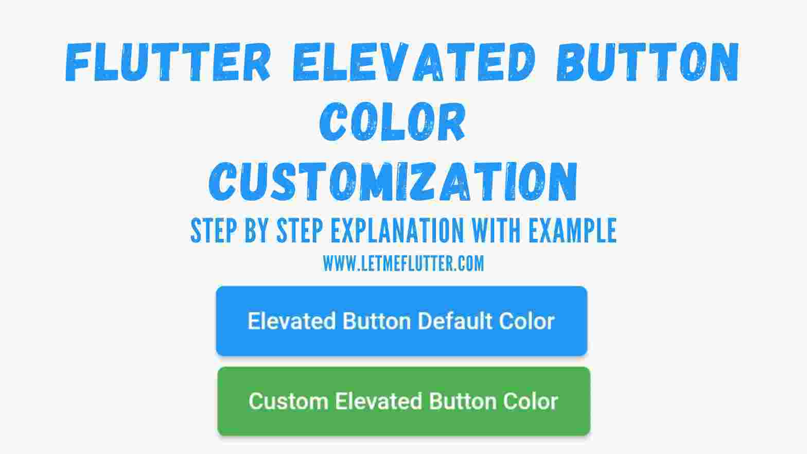 flutter elevated button color