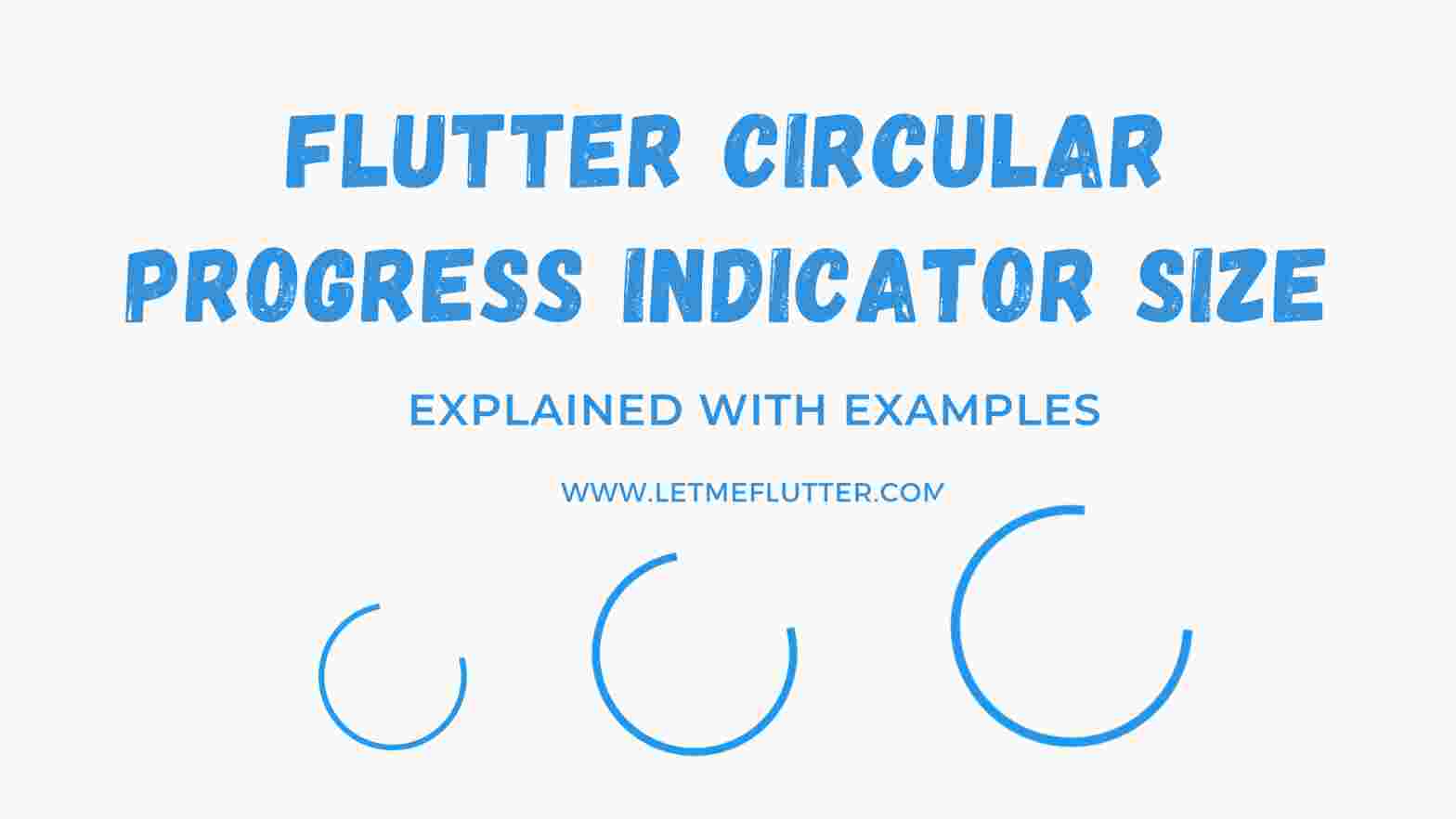 flutter circularprogressindicator size