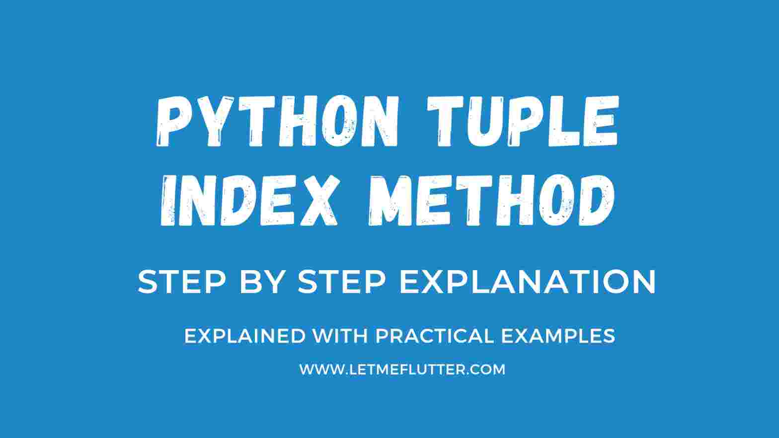 python tuple index