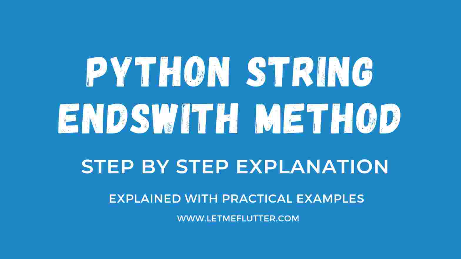 python string endswith