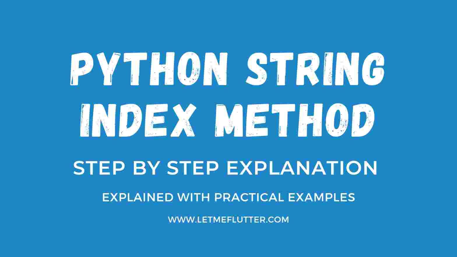 python string index