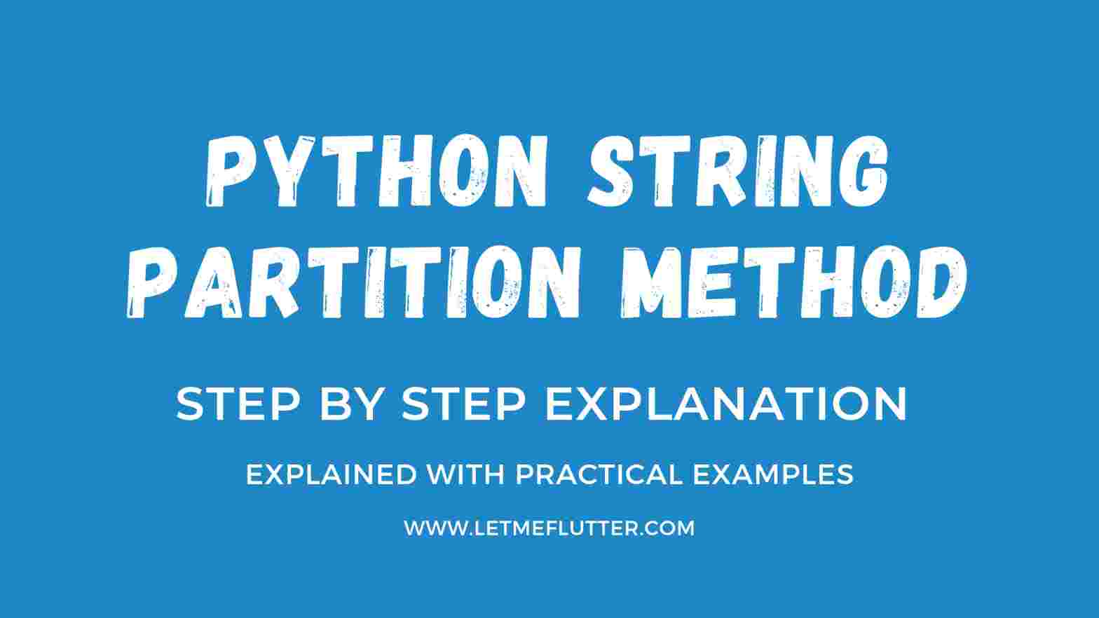 python string partition