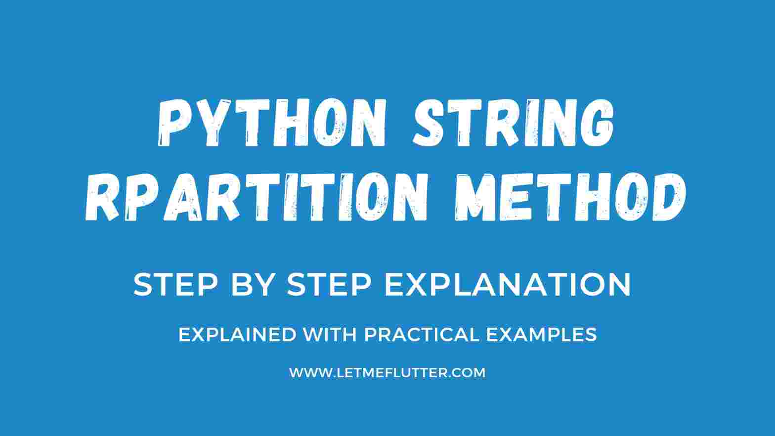 python string rpartition