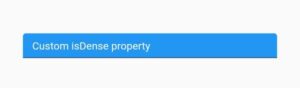 flutter textformfield isdense