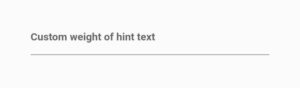 flutter textformfield hint text font weight bold