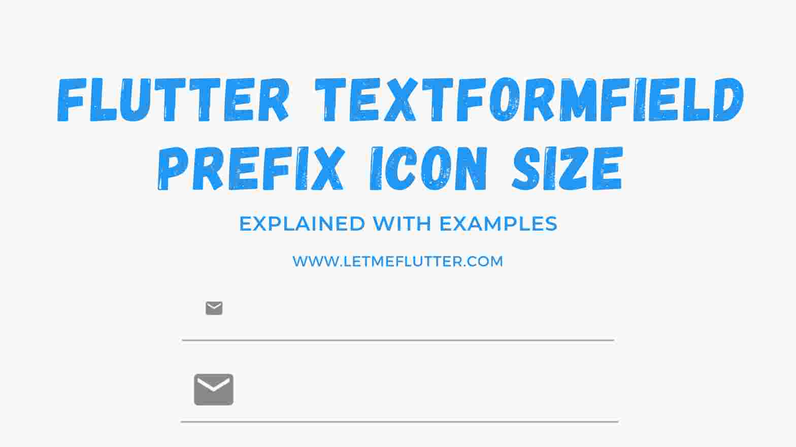 flutter textformfield prefix icon size