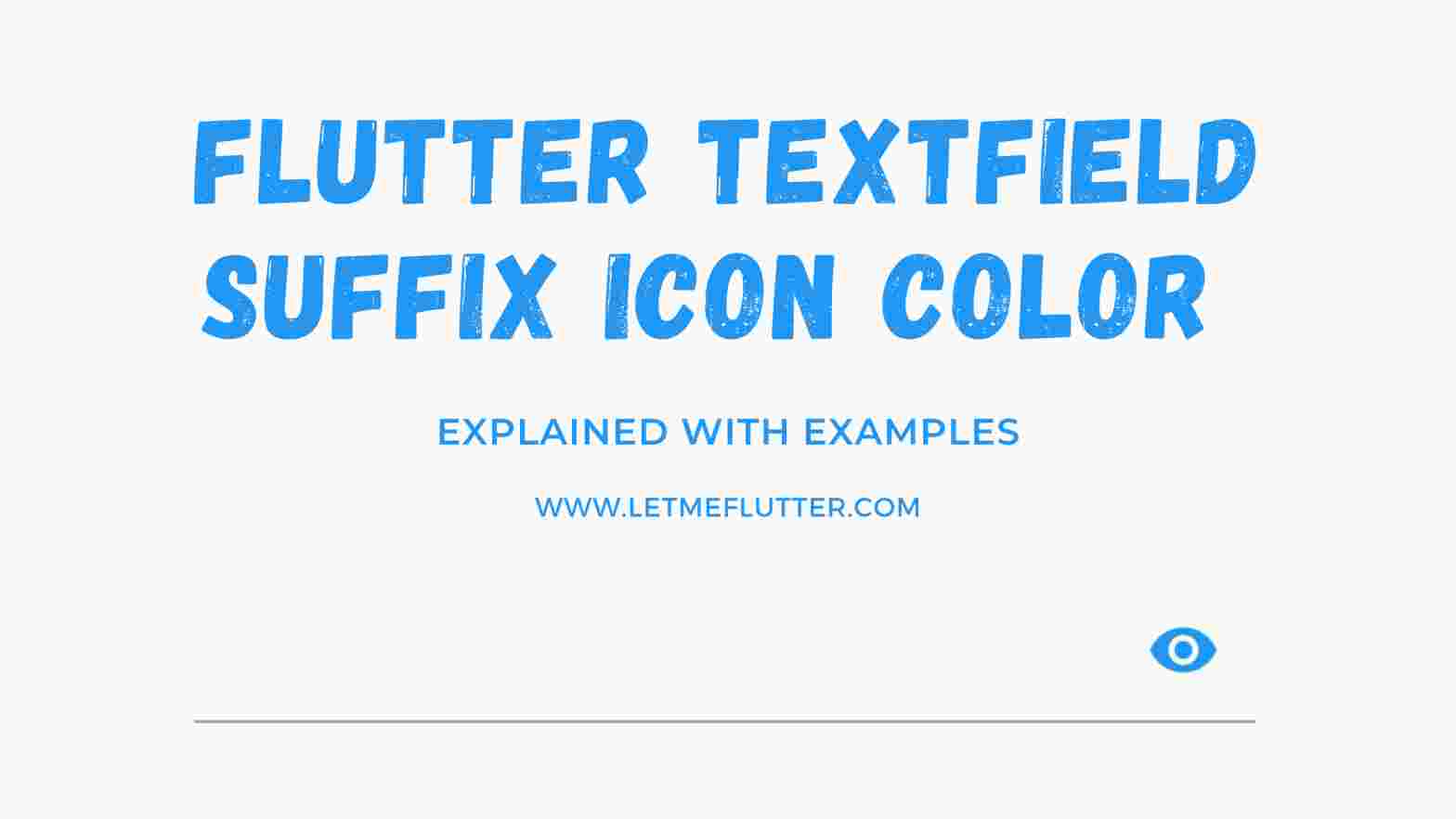 flutter textfield suffix icon color