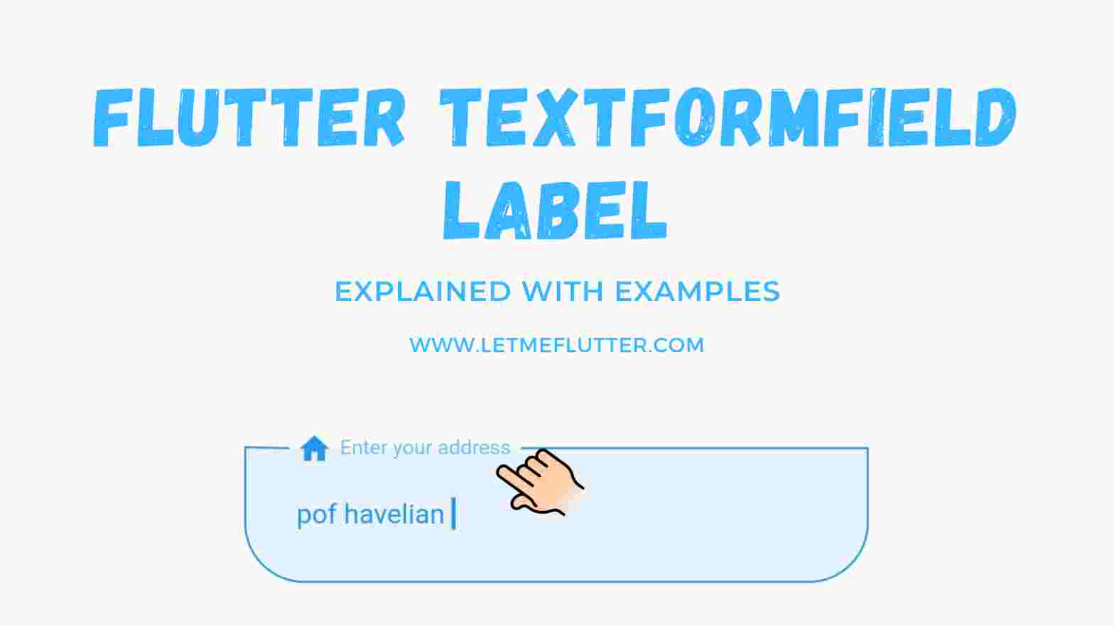 flutter textformfield label