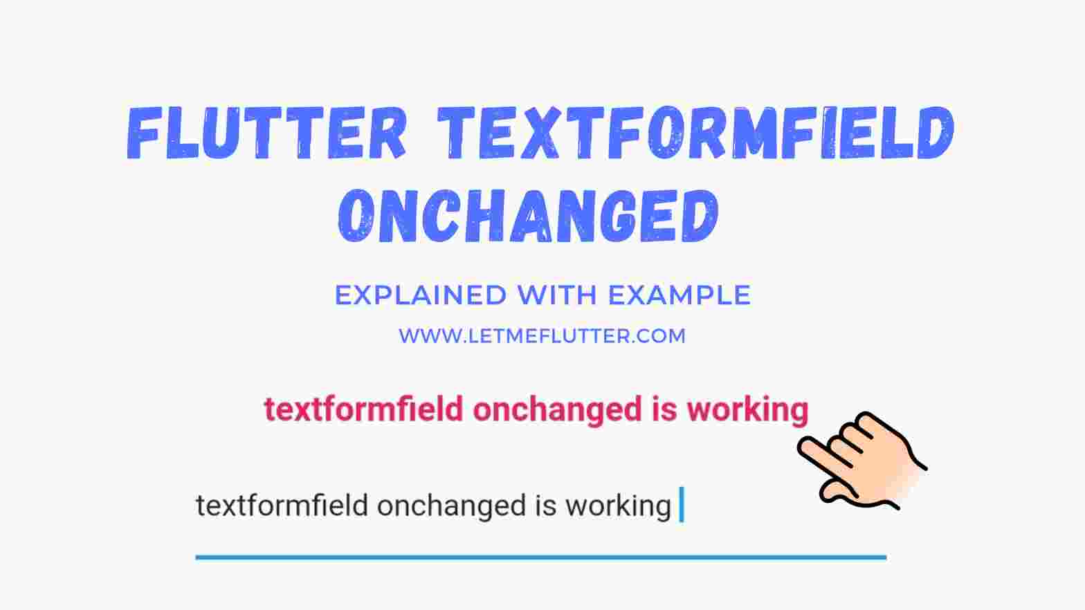 flutter textformfield onchanged
