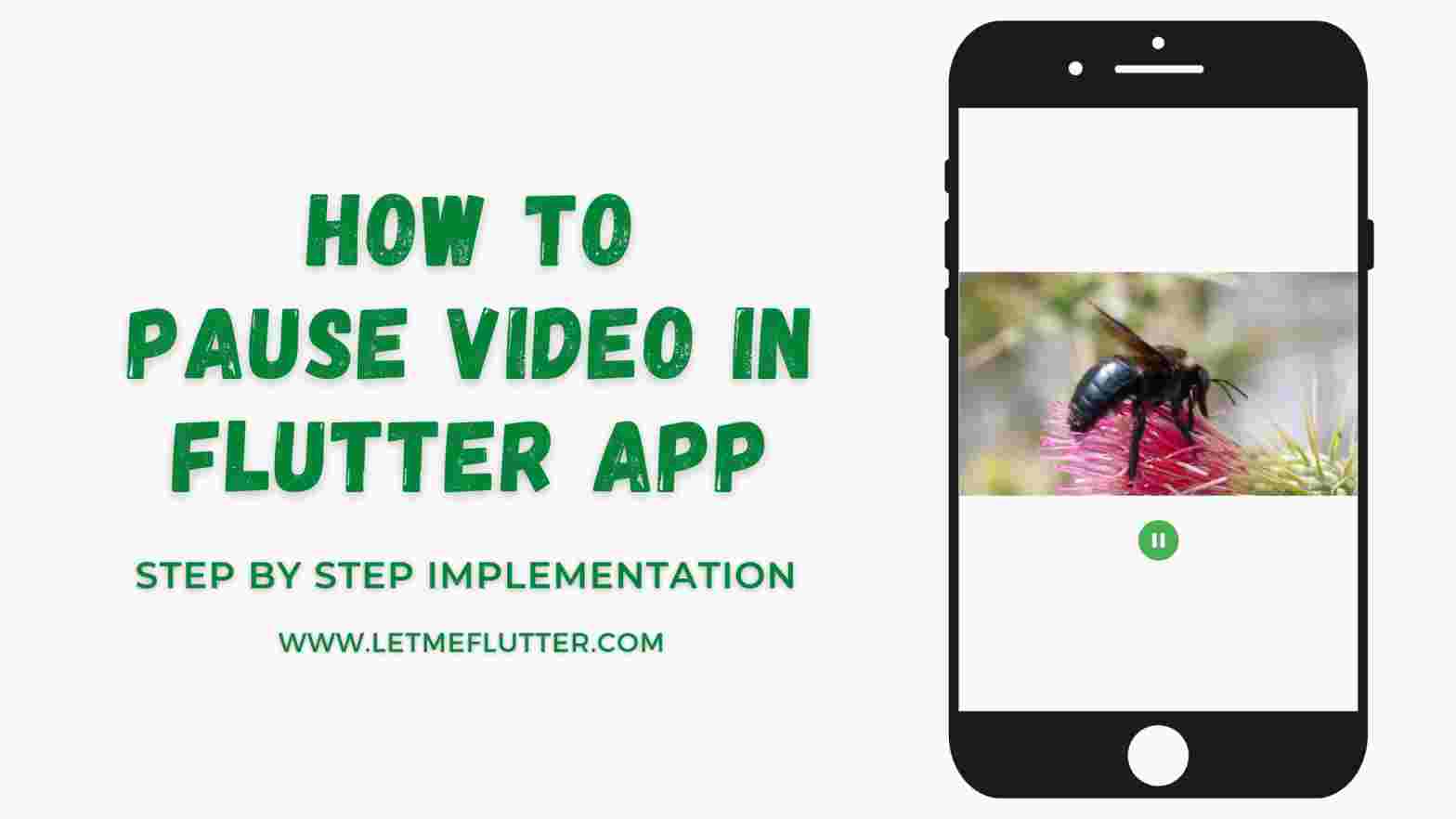pause video in flutter app
