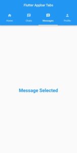flutter appbar tabs