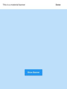 [Solved] How To Easily Customize Material Flutter Banner - Let Me Flutter