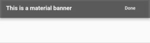 flutter material banner elevation
