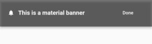 flutter material banner padding